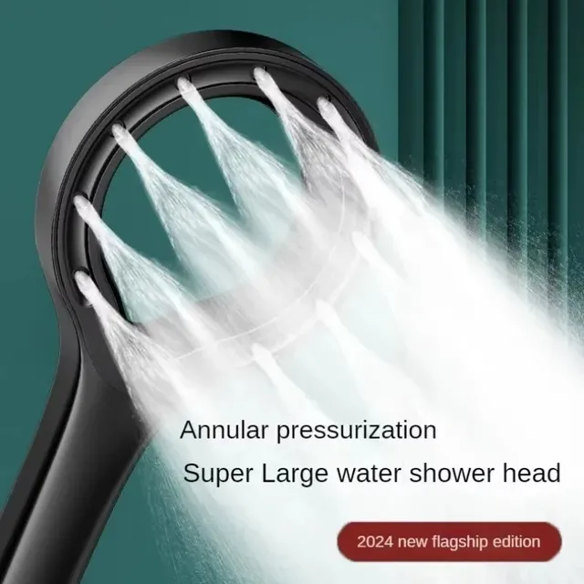 Pommeau de douche à suralimentation circulaire de douche…