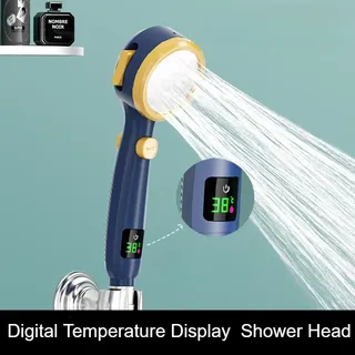 Pommeau de douche à affichage numérique de la température