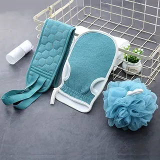 Ensemble de douche exfoliant 3 pièces