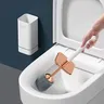 Brosse toilette silicone picots anti rayures manche… – vue 5
