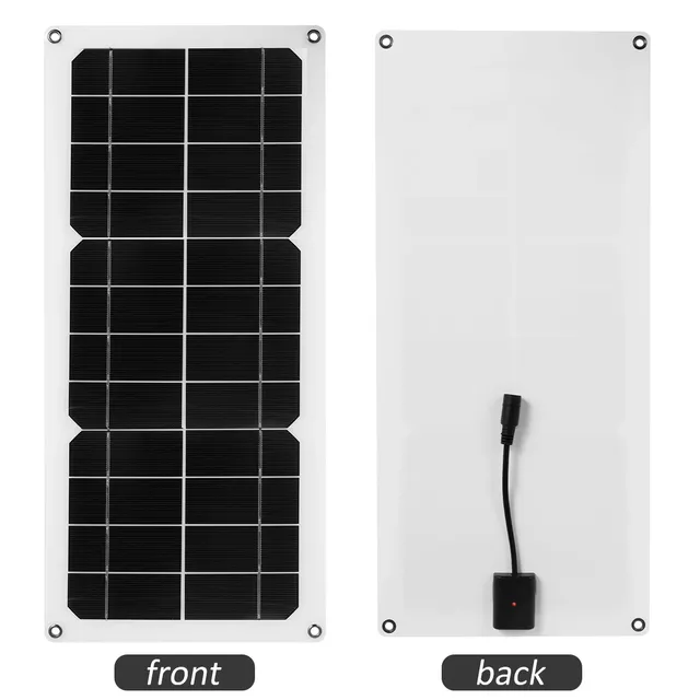 Kit de panneau solaire portable étanche avec port USB – vue 5
