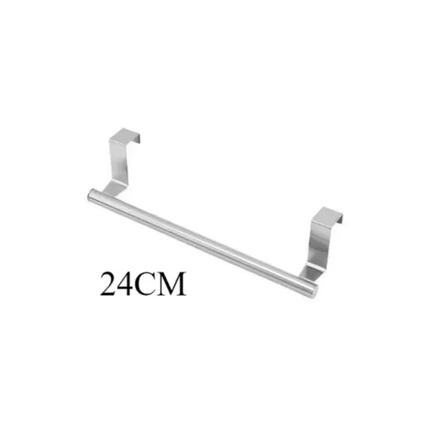 Porte serviettes acier inoxydable argenté brossé… – vue 5