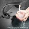 Black HOBasin-Bassin de lavage en chrome noir – vue 3
