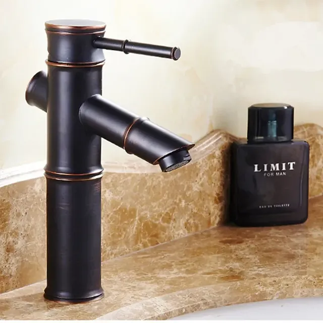 Robinets de lavabo Robinet cascade en bronze noir… – vue 6