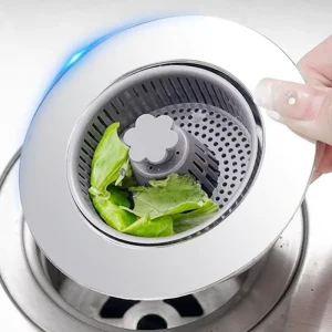 Filtre d’évier 3 en 1 Pop Up ABS, filtre d’évier, panier de vidange, blocage d’arrêt, noyau rebondissant, bouchon anti-fuite, accessoires de cuisine Filtre d’évier 3 en 1 Pop Up ABS, filtre d’évier, panier de vidange, blocage d’arrêt, noyau rebondissant, bouchon anti-fuite, accessoires de cuisine