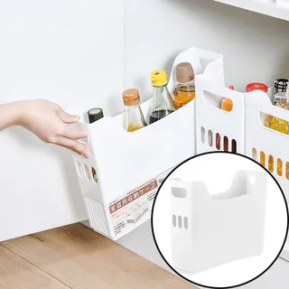 Panier rangement cuisine portable empilable transparent plastique…