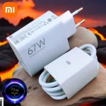Chargeur d&rsquo;origine Xiaomi 67W Turbo Charge rapide adaptateur EU Gan pour Poco X6 Pro X5 F5 Mi 14 13 12s Redmi K60 K50 K60E téléphone portable