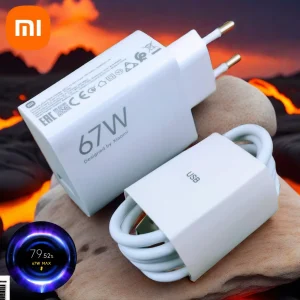 Chargeur d’origine Xiaomi 67W Turbo Charge rapide adaptateur EU Gan pour Poco X6 Pro X5 F5 Mi 14 13 12s Redmi K60 K50 K60E téléphone portable Chargeur d’origine Xiaomi 67W Turbo Charge rapide adaptateur EU Gan pour Poco X6 Pro X5 F5 Mi 14 13 12s Redmi K60 K50 K60E téléphone portable