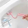 Brosse toilette incurvée coudée pliable ergonomique… – vue 1