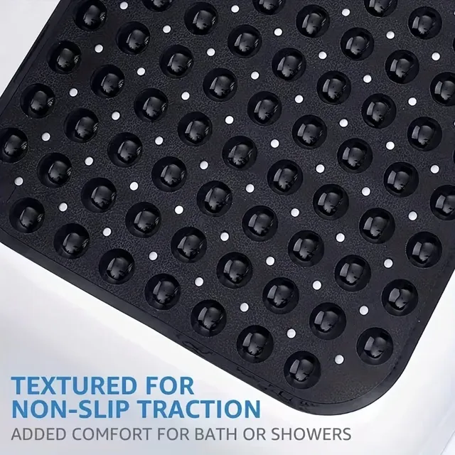 Tapis baignoire antidérapant perforé drainant ventouses… – vue 3