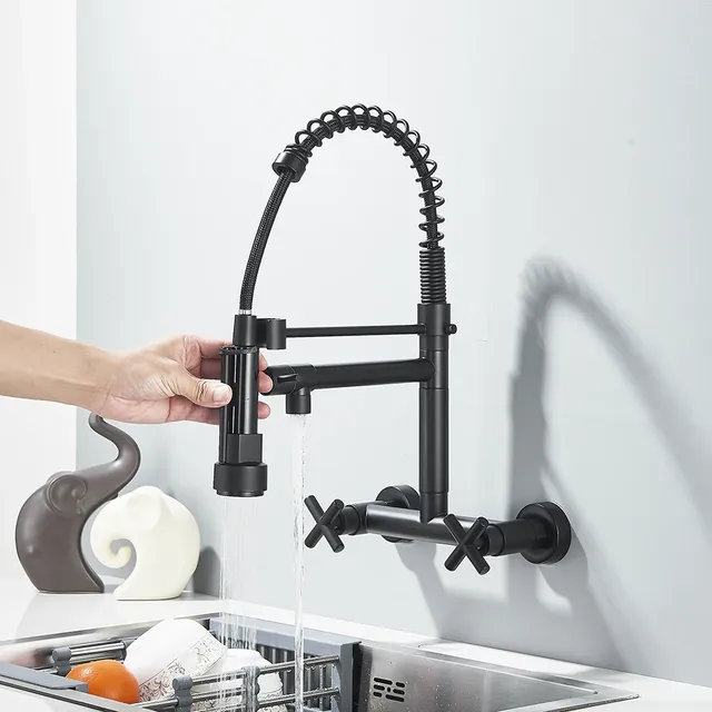 Robinet de cuisine noir – vue 5
