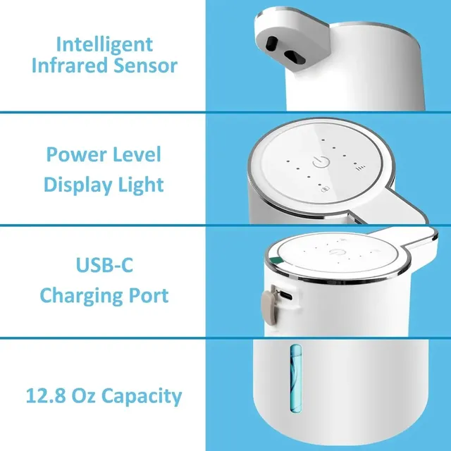 Distributeur automatique mousse sans contact hygiénique… – vue 3