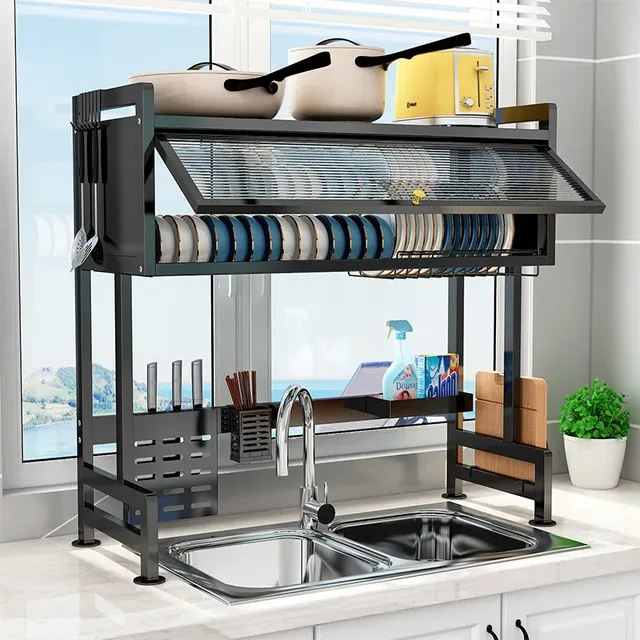Rangement d'évier de cuisine avec porte – vue 2