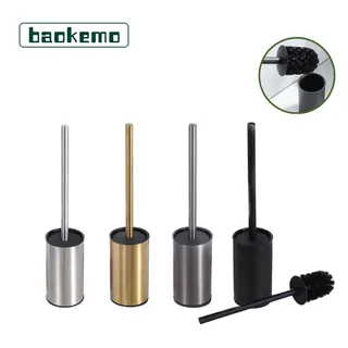 Brosse de toilette moderne en acier inoxydable