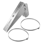 Support d&rsquo;inclinaison réglable pour panneau solaire à 30 degrés, pour un positionnement photovoltaïque efficace, adapté au montage mural et sur poteau