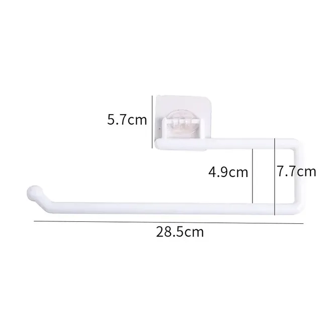 Porte rouleau papier adhésif sans perçage sous étagère… – vue 5