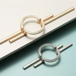 1 pièces boutons de garde-robe porte d&rsquo;armoire moderne minimaliste poignée de porte d&rsquo;armoire poignée de tiroir poignée longue circulaire haut de gamme