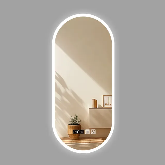 Miroir de salle de bains intelligent ovale – vue 6