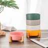 Filles en céramique avec support en bois pour animaux de… – vue 4