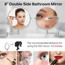 Miroir de maquillage mural de 8 pouces – vue 3