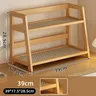 Étagère rangement bois clair deux niveaux comptoir… – vue 6