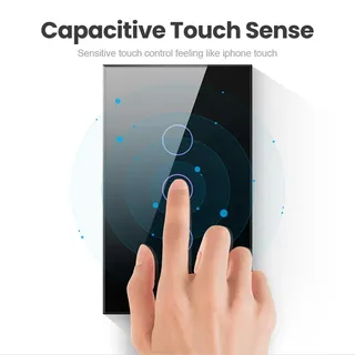 ELECT-Wifi interrupteur mural intelligent 3 gangs capteur tactile…