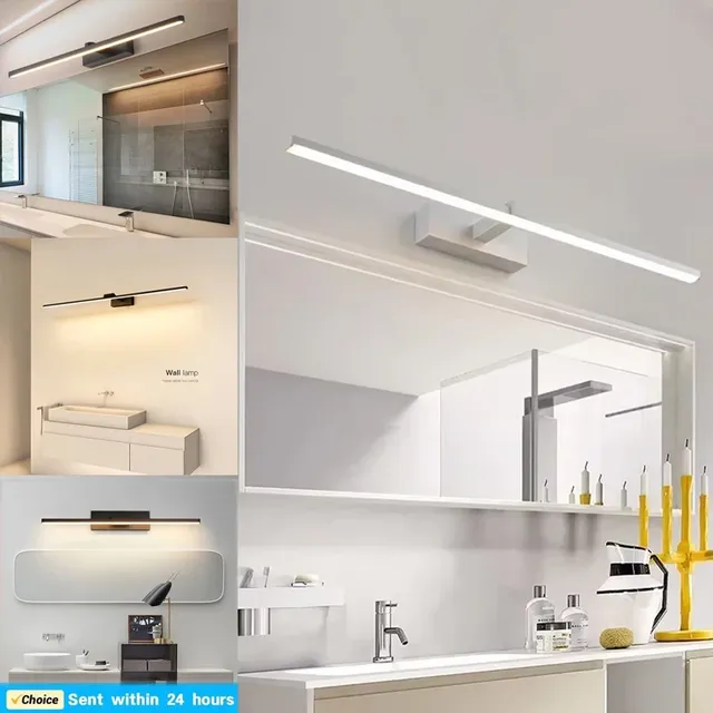 DINDALLED salle de bain moderne LED miroir lumière… – vue 6