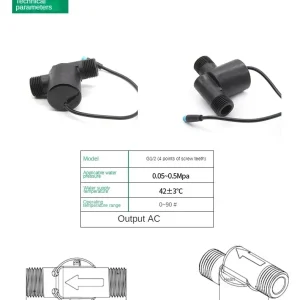 Micro générateur de débit d’eau affichage numérique robinet et ménage Sma rt Bathro om générateur d’affichage numérique 4 Points vis Micro générateur de débit d’eau affichage numérique robinet et ménage Sma rt Bathro om générateur d’affichage numérique 4 Points vis