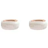 Chauffe théière porcelaine blanche ajourée sculptée… – vue 1
