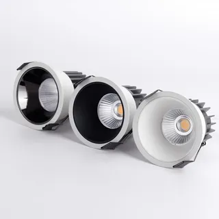 Encastré Dimmable Anti-éblouissement COB LED Downlights 7W 9W 12W 15W…