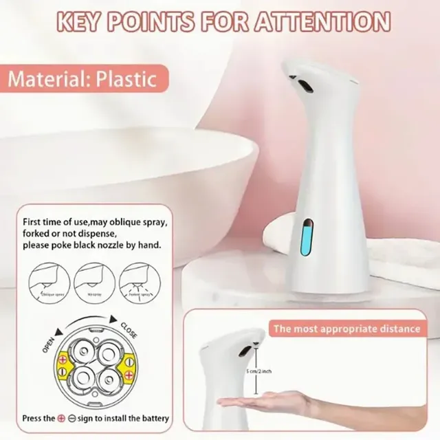 Distributeur automatique de savon pour les mains à capteur – vue 4