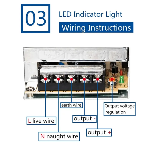 Alimentation 12V 5A AC/DC convertisseur de tension… – vue 3