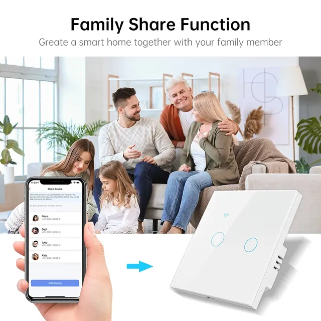 Smart Life Tuya WiFi lumière interrupteur d'escalier 2… – vue 5