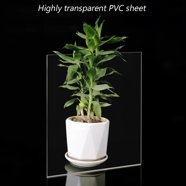 Plaque en PVC transparente 297x210mm – vue 3