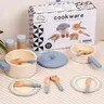 Jouets de cuisine de simulation en bois pour enfants – vue 1
