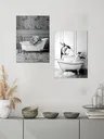 Affiche d'Animaux Noir et Blanc dans la Baignoire – vue 3