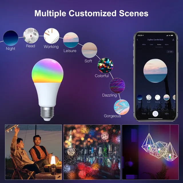 Ampoule LED intelligente wi-fi – vue 5