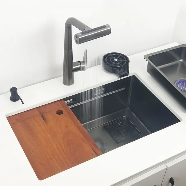 Évier de cuisine en acier inoxydable 304 – vue 2