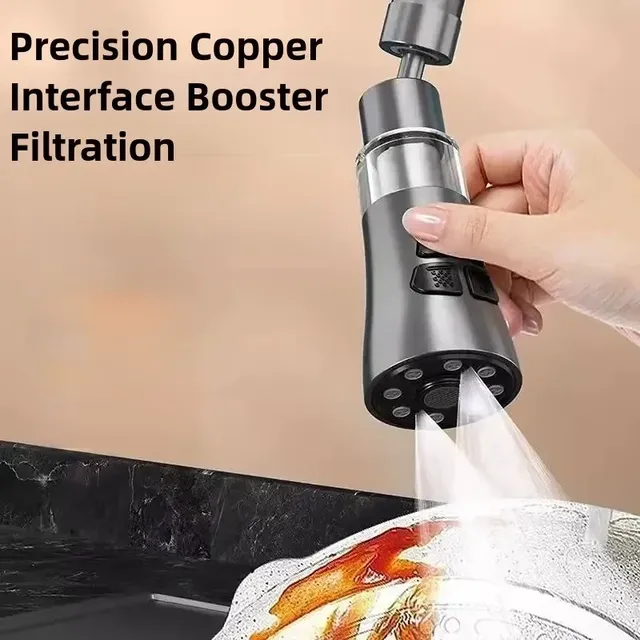 Extension de robinet de cuisine avec fonction de filtre – vue 4