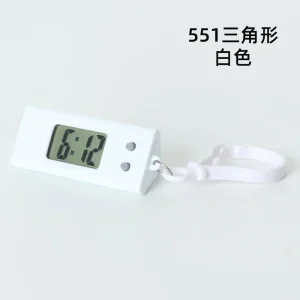 Horloge murale ronde pour salle de bain, serviettes de Table suspendues, peut être accrochée, horloge de bureau, résistante à l&rsquo;humidité, décoration murale à double usage