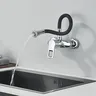 Robinet d'évier de cuisine chromé – vue 5