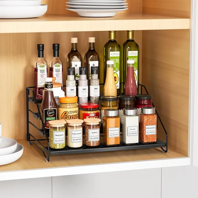Étagère à épices réglable à 4 niveaux pour armoire – vue 2