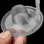 Filtre d&rsquo;évier de cuisine en acier inoxydable, filtre à mailles, trous de déchets, piège, bouchon de vidange de sol de salle de bains, collecteur de cheveux