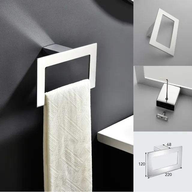 Ensembles d'accessoires de salle de bains en aluminium – vue 3