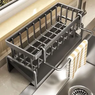 Égouttoir d'évier de cuisine en acier inoxydable
