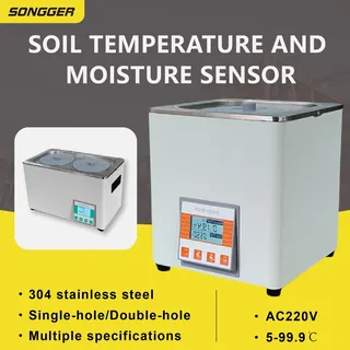 Bain thermostatique laboratoire acier inox 304 compact simple double…