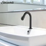 Robinet de ark à trou unique, monté sur le pont, monté sur évier, eau froide, noir pour HOBath, 256