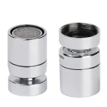 Buse de robinet à économie d&rsquo;eau en laiton, aérateur résistant à 360, pulvérisateur à percussion, sortie de tête de robinet, évier flexible, centre commercial, matériel de cuisine