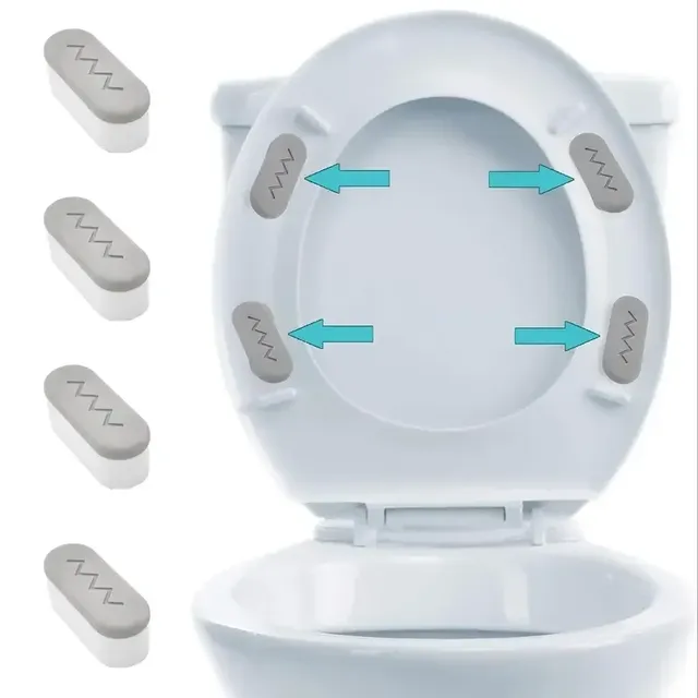 Pare-chocs de siège de toilette avec planche de bain – vue 2
