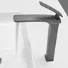 Robinet mitigeur lavabo monocommande monotrou noir mat… – vue 6